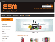 Tablet Screenshot of esmenterprises.com
